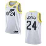 Walker Kessler White Association Edition 2022-23 Utah Jazz Swingman Jersey - 49Native