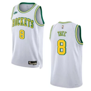 2022-23 Houston Rockets Jae'Sean Tate Classic Edition Swingman White Jersey - 49Native