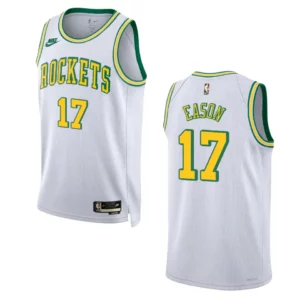 2022-23 Houston Rockets Tari Eason Classic Edition Swingman White Jersey - 49Native