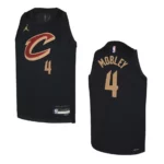 Youth Cleveland Cavaliers 2022/23 Statement Edition Evan Mobley Black Jersey - 49Native