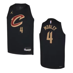 Youth Cleveland Cavaliers 2022/23 Statement Edition Evan Mobley Black Jersey - 49Native
