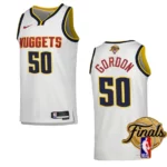 Aaron Gordon White 2023 NBA Finals Denver Nuggets Association Edition Jersey - 49Native