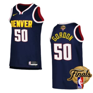 Aaron Gordon Navy 2023 NBA Finals Denver Nuggets Icon Edition Jersey - 49Native