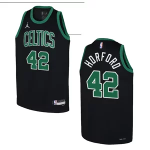 2022-23 Boston Celtics Youth Statement Edition Al Horford Black Jersey - 49Native