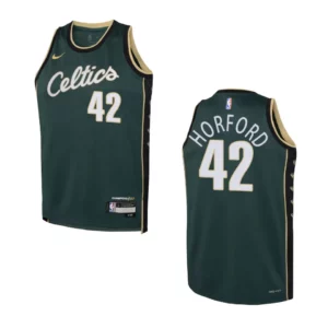 Boston Celtics 2022-23 City Edition Youth Al Horford Green Jersey - 49Native