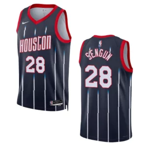 Houston Rockets Alperen Sengun 2022-23 City Edition Navy Swingman Jersey - 49Native
