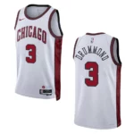 Andre Drummond City Edition Chicago Bulls 2022-23 White Swingman Jersey - 49Native