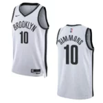 2022-23 Association Edition Brooklyn Nets Ben Simmons White Swingman Jersey - 49Native