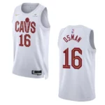 2022-23 Association Edition Cleveland Cavaliers Cedi Osman White Swingman Jersey - 49Native