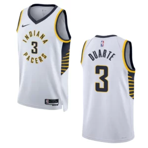 2022-23 Association Edition Indiana Pacers Chris Duarte White Swingman Jersey - 49Native