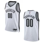 2022-23 Association Edition Brooklyn Nets Custom White Swingman Jersey - 49Native