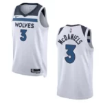2022-23 Association Edition Minnesota Timberwolves Jaden McDaniels White Swingman Jersey - 49Native
