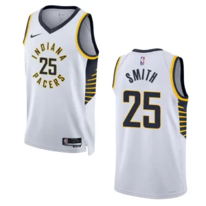 2022-23 Association Edition Indiana Pacers Jalen Smith White Swingman Jersey - 49Native