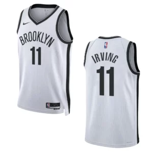 2022-23 Association Edition Brooklyn Nets Kyrie Irving White Swingman Jersey - 49Native