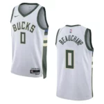 2022-23 Association Edition Milwaukee Bucks MarJon Beauchamp White Swingman Jersey - 49Native
