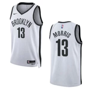 2022-23 Association Edition Brooklyn Nets Markieff Morris White Swingman Jersey - 49Native