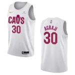 2022-23 Association Edition Cleveland Cavaliers Ochai Agbaji White Swingman Jersey - 49Native
