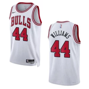 2022-23 Association Edition Chicago Bulls Patrick Williams White Swingman Jersey - 49Native