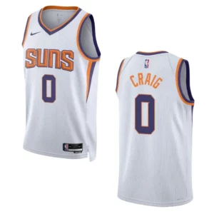 2022-23 Association Edition Phoenix Suns Torrey Craig White Swingman Jersey - 49Native