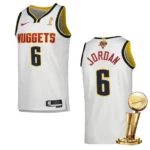 Denver Nuggets 2023 NBA Finals Champions DeAndre Jordan Association White Jersey - 49Native