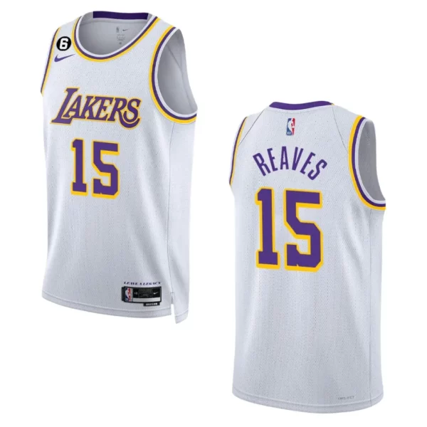 Austin Reaves Association Edition Los Angeles Lakers 2022-23 White ...