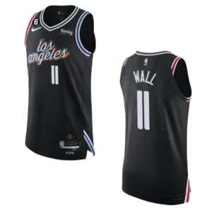 Los Angeles Clippers City Edition John Wall 2022-23 Authentic Black Jersey - 49Native