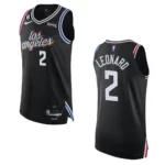 Los Angeles Clippers City Edition Kawhi Leonard 2022-23 Authentic Black Jersey - 49Native