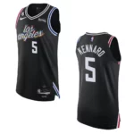 Los Angeles Clippers City Edition Luke Kennard 2022-23 Authentic Black Jersey - 49Native