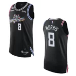 Los Angeles Clippers City Edition Marcus Morris 2022-23 Authentic Black Jersey - 49Native