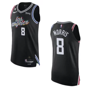 Los Angeles Clippers City Edition Marcus Morris 2022-23 Authentic Black Jersey - 49Native