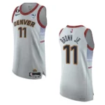 Denver Nuggets City Edition Bruce Brown Jr. 2022-23 Authentic Sliver Jersey - 49Native