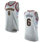 Denver Nuggets City Edition DeAndre Jordan 2022-23 Authentic Sliver Jersey - 49Native