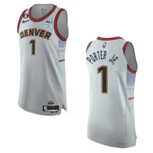 Denver Nuggets City Edition Michael Porter Jr. 2022-23 Authentic Sliver Jersey - 49Native