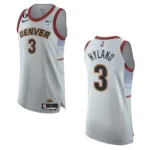 Denver Nuggets City Edition NahShon Hyland 2022-23 Authentic Sliver Jersey - 49Native