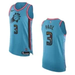Phoenix Suns City Edition Chris Paul 2022-23 Turquoise Jersey - 49Native