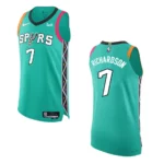 San Antonio Spurs City Edition Josh Richardson 2022-23 Turquoise Jersey - 49Native