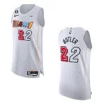 Miami Heat City Edition Jimmy Butler 2022-23 White Jersey - 49Native