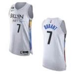 Brooklyn Nets City Edition Kevin Durant 2022-23 Authentic White Jersey - 49Native
