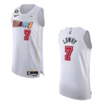Miami Heat City Edition Kyle Lowry 2022-23 White Jersey - 49Native