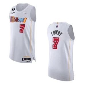 Miami Heat City Edition Kyle Lowry 2022-23 White Jersey - 49Native