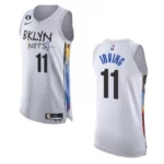 Brooklyn Nets City Edition Kyrie Irving 2022-23 Authentic White Jersey - 49Native