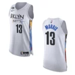 Brooklyn Nets City Edition Markieff Morris 2022-23 Authentic White Jersey - 49Native