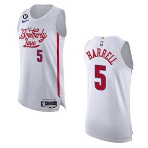 Philadelphia 76ers City Edition Montrezl Harrell 2022-23 White Jersey - 49Native