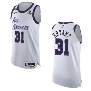 2022-23 Authentic Los Angeles Lakers Thomas Bryant White City Jersey - 49Native