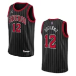 Youth Chicago Bulls 2022-23 Statement Edition Ayo Dosunmu Black Jersey - 49Native