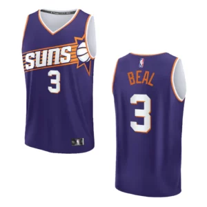Bradley Beal Statement Edition Phoenix Suns 2023-24 Purple Fastbreak Replica Jersey - 49Native