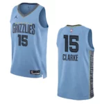Memphis Grizzlies Brandon Clarke 2022-23 Statement Edition Blue Swingman Jersey - 49Native