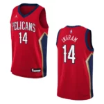 2022-23 New Orleans Pelicans Youth Statement Edition Brandon Ingram Red Jersey - 49Native