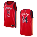 Brandon Ingram Statement Edition New Orleans Pelicans 2023-24 Red Swingman Jersey - 49Native
