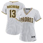 Manny Machado San Diego Padres Nike Women's Home Replica Player Jersey - White/Brown - 49Native